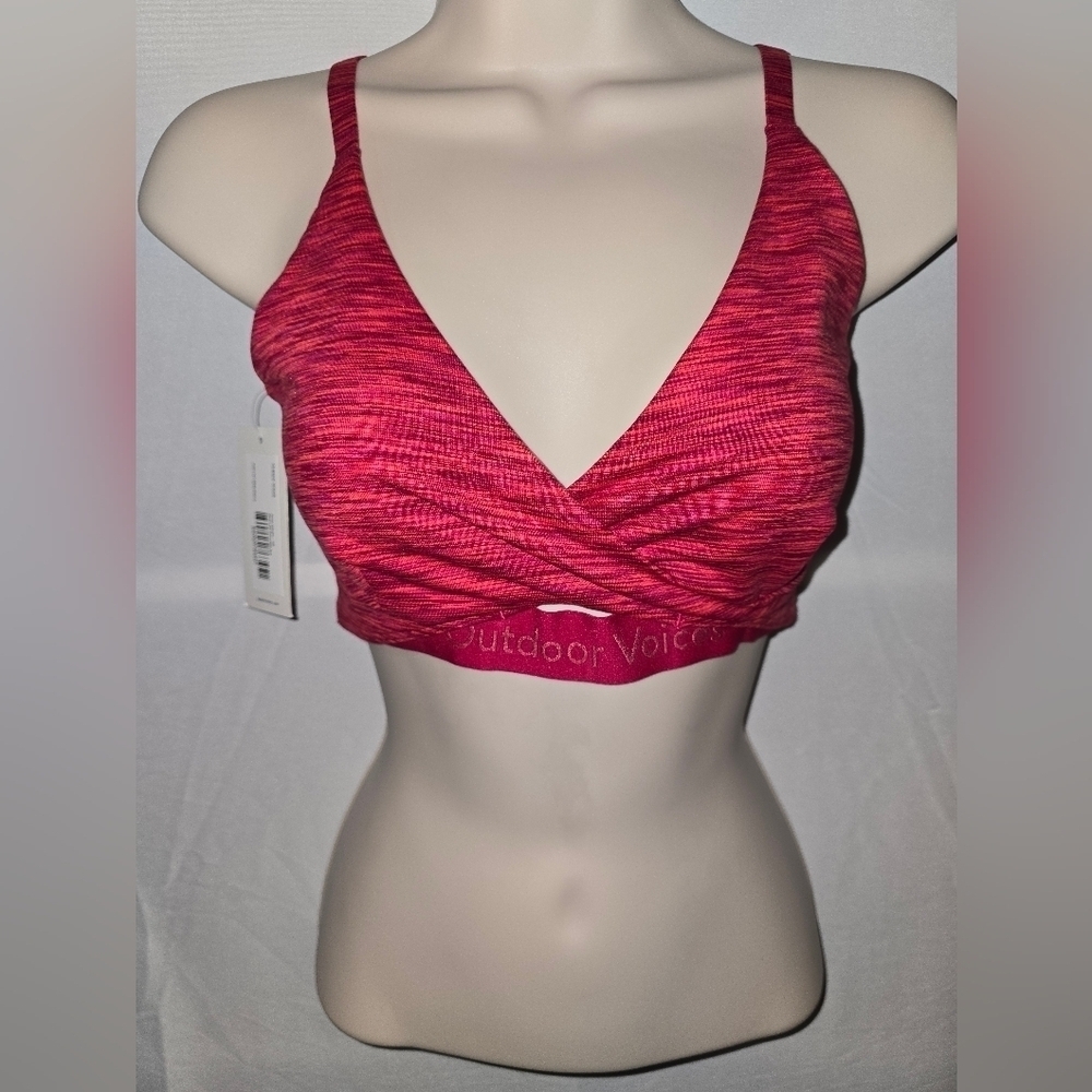 NWT Outdoor Voices Flow Low Coverage Bra, Size XS
